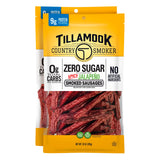 Tillamook Country Smoker Zero Sugar Sausage Sticks – Road Trip Protein Pack for Camping and Backcountry, 9g Per Stick