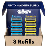 Gillette ProGlide Razor Blade Refills – 8-Count Variety Pack with Anti-Friction Blades to Prevent Razor Burn and Nicks on Sensitive Skin