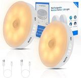 LUMI LIVING LED Motion Puck Light – Child and Pet-Safe Auto Night Light for Closet, Bathroom and Nursery