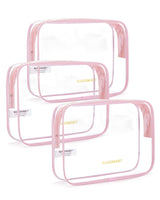 BAGSMART Clear Toiletry Bag - Work Tote Organizer for Medications and Lens Wipes On the Go