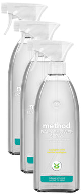 Method Daily Shower Spray Cleaner – Non-Toxic Eucalyptus Mint Formula Safe Around Kids and Pets