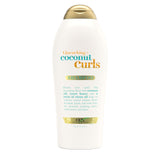 OGX Quenching + Coconut Curls Conditioner – Wind-Down Curly Hair Care for Curl Definition and Softness