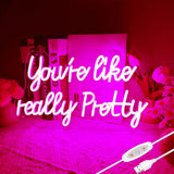 You like really pretty LED Neon Sign – Child-Friendly Wall Art for Playroom, No Heat LED Affirmation Sign
