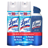 Lysol Air Sanitizer Spray – Calming Lavender Sky Scent for Bedtime Wind-Down and Self-Care Rituals