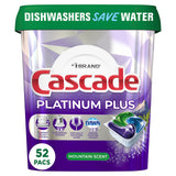 Cascade Platinum Plus Dishwasher Pods for Outdoor Entertaining Cleanup, Heavy-Duty ActionPacs for Post-Party Dishwashing