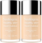 Neutrogena Healthy Skin Liquid Foundation – One-Step Makeup and Skincare, Clean Beauty Counter Staple with SPF 20