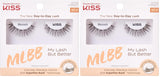 KISS My Lash But Better So Real False Eyelashes – Luxury Vegan Lash Clusters for High-End Vanity, Natural-Looking 12mm Reusable Strip Lashes