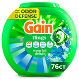 Gain Flings Laundry Pacs – Quick Weekday Laundry for Home Office Routine, No-Measure Time Saver