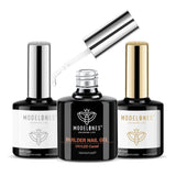 modelones Gel Polish Top Coat Kit – Holiday Gift for Nail Lovers, 28+ Day Wear
