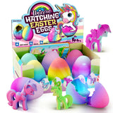 Dan&Darci Unicorn Hatching Surprise Eggs - Child-Safe Growing Toy for Playroom and Bedroom, No Mess Water Play Pack of 6 for Ages 3 to 8