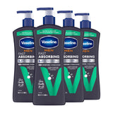 Vaseline Men's Hand & Body Lotion – Restorative Self-Care Staple for Dry Skin, Pack of 3 for Consistent Daily Hydration Rituals
