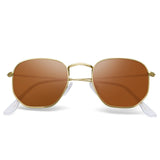 Lightweight Hexagonal Frame Sunglasses – Patio, Camping and Outdoor Dining UV Eye Protection