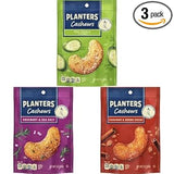 PLANTERS Dill Pickle Cashews Travel Packs - Durable Snack for Road Trips and Long Drives