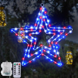 BlcTec Battery Operated Snowflake LEDs – Outdoor Garden Fence and Deck Party Lighting