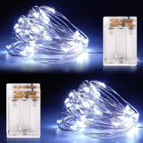 Minimax Home Warm White Micro LED String Lights – Living Room & Headboard Decor, Battery Operated 5m