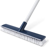 BOOMJOY Long Handle Scrub and Scraper Tool – Ergonomic Cleaning Brush to Finish Big Floor Jobs Without Bending