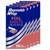 Reynolds Wrap Pop-Up Foil Sheets – Family-Friendly Kitchen Helper for Snack and Lunch Packing