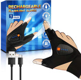 Rechargeable Task Gloves with LED – Workshop Essential for Under-Sink, Attic, and Crawlspace Projects