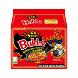 Samyang Buldak Hot Chicken Ramen 2X Spicy – 5-Pack Quick Lunch for Home Office Focus Sessions
