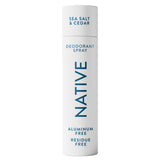 Native Deodorant & Body Spray Coconut & Vanilla, 2-in-1 Aluminum Free Deodorant for Clutter-Free Bathroom and Intentional Grooming