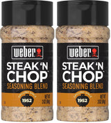 Weber Chicago Steak Seasoning – Premium 100% Sea Salt Blend for Steakhouse-Quality Results