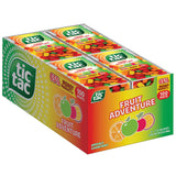 Tic Tac Fruit Adventure Mints – Tailgate and Picnic Breath Freshener for Soccer Fans, Bulk 12 Pack of 1 oz Pocket Flip-Top Packs