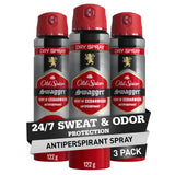 Old Spice Swagger Dry Spray Antiperspirant for Men – Clutter-Free Bathroom Counter Staple, Clean Invisible Spray in Cedarwood, Pack of 3