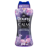 Downy Calm In Wash Laundry Scent Booster Beads for Nightly Wind Down Routine, Lavender Vanilla Bath and Bedtime Freshener