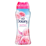 Downy April Fresh In-Wash Scent Booster Beads, 13.4 oz – Long-Lasting Floral Freshness for Nightly Bath Towel Ritual