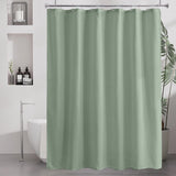 Amazer Easy-Wash Shower Curtain 2-in-1 – Kid Bathroom Liner That Handles Splashes, 120GSM Polyester