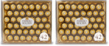 Ferrero Rocher Milk Chocolate Hazelnut Box – Family-Friendly Easter Brunch Dessert and Holiday Treat, Individually Wrapped Pieces