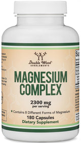 Double Wood MAG-8 Magnesium Supplement – Evening Self-Care Capsule for Calm Mind and Restful Nights