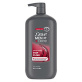 DOVE MEN + CARE Body and Face Wash – Post-Hike Shower Cleanser, Exfoliating Body Wash for Active Men