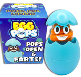 Egg Pops Farting Toy – Child-Safe Fart Sound Prank Egg for Playroom, Bedroom, and Easter Baskets
