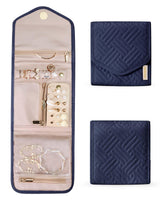 BAGSMART Mini Jewelry Organizer – Thoughtful Christmas Gift for Her, Compact Roll-Up Case for Earrings and Bracelets