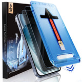 MAGIC JOHN Auto Dust-Elimination Screen Protector iPhone 15 6.1 – Safe DIY Install with 180-Day Replacement Warranty for First-Time Users