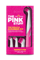 The Pink Stuff Miracle Scrubber Kit – One Tool Replaces Four Cleaning Brushes