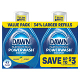 Dawn Powerwash Lemon Dish Spray Refill – One-Bottle Multi-Surface Cleaner for Clutter-Free Counters