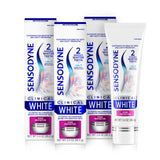 Sensodyne Clinical White Toothpaste – Effortless Whitening for Sensitive Teeth, Clean 3-Pack Bundle