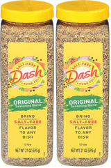 Dash Salt-Free Seasoning Blend, Original, 21 Ounce – One-Canister Pantry Solution for Clutter-Free Kitchens