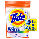 Tide Power PODS White Laundry Detergent – Mindful Laundry Ritual for Bedroom Whites, Gentle Whitening Care