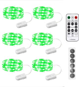 LumLux Fairy Lights 6 Pack – Thoughtful Birthday Gift for Women, Remote Control Twinkle Lights for Bedroom and Holiday Gifting