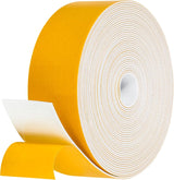 Fowong Foam Weather Stripping – Study Nook and Garage Office Soundproofing Seal, Self-Adhesive Door Frame Insulation, White