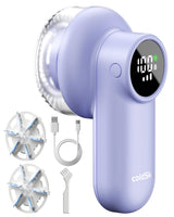 coldSky Rechargeable Lint Shaver in Neutral Tones – Minimalist Closet Care Tool, Single-Button Fabric Defuzzer