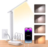 One Beat Flicker-Free LED Study Lamp with USB Charging – Safe, Cool-Surface Lighting for Kids' Homework Desk