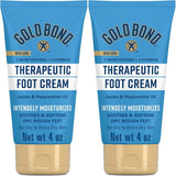 Gold Bond Therapeutic Foot Cream – Refreshing Peppermint Scent for Post-Run Recovery, Pack of 3