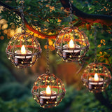 Homemory Flameless Solar Tealights – Waterproof Dusk to Dawn Glow for Garden Pathways, Balcony Stools, and Picnic Setups
