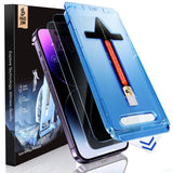 MAGIC JOHN 2-Pack Privacy Screen Protector for iPhone 14 Pro Max, Distraction-Free Focus in Open-Plan Offices
