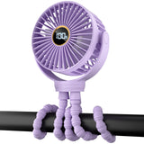 ClipOn Breeze Mini Fan – Rounded-Edge No-Sharp-Edge Fan for Nurseries, Cribs, and Playrooms