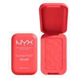 NYX Professional Makeup Buttermelt Powder Blush - Valentine's Day Gift for Women Who Love Long-Wear Cruelty-Free Makeup